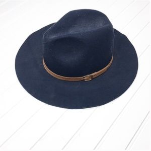 Belted Blue Boho Panama Hat